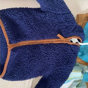 Garanimals Navy and Brown Kids Puffer Jacket